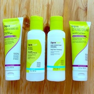 Deva Curl haircare set: travel sizes